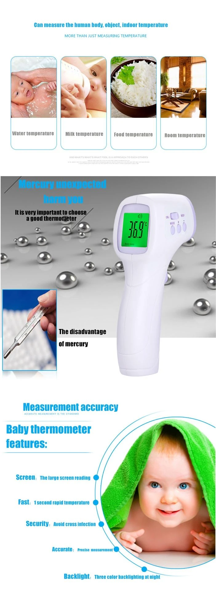 function infrared clinical talking earforehead thermometer (2)